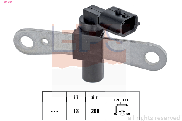 Sensor, crankshaft pulse - 1.953.658 EPS