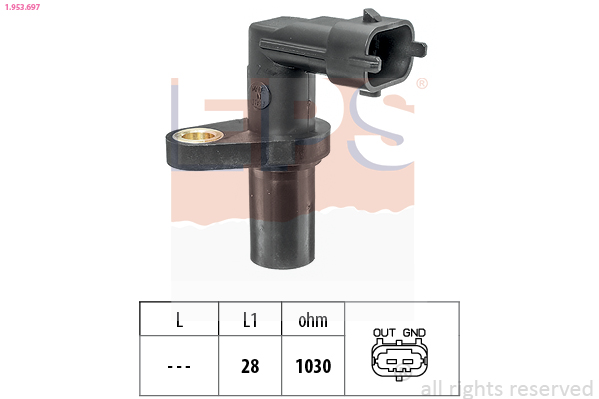 Sensor, crankshaft pulse - 1.953.697 EPS