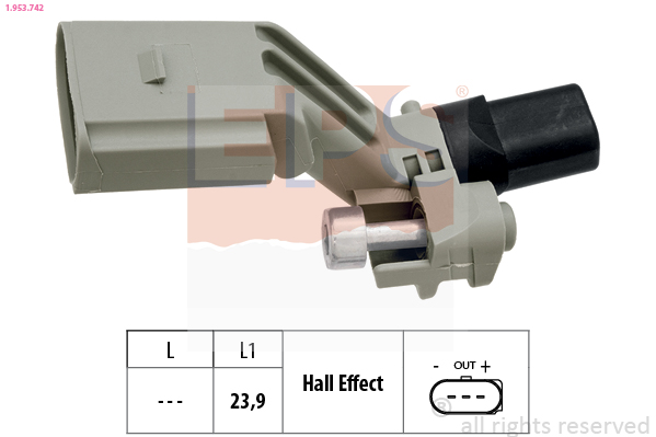 Sensor, crankshaft pulse - 1.953.742 EPS