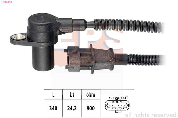 Sensor, crankshaft pulse - 1.953.753 EPS