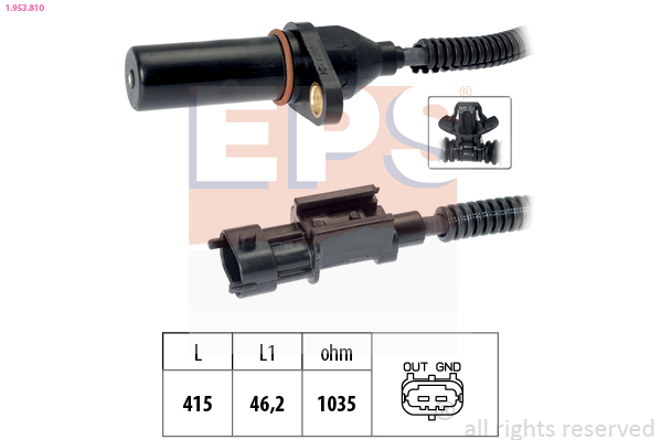 Sensor, crankshaft pulse - 1.953.810 EPS