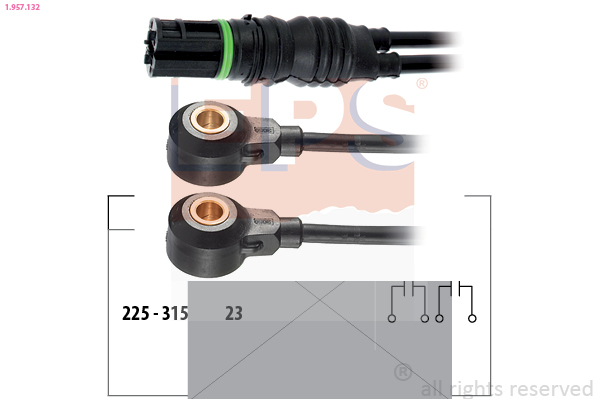 Knock Sensor - 1.957.132 EPS