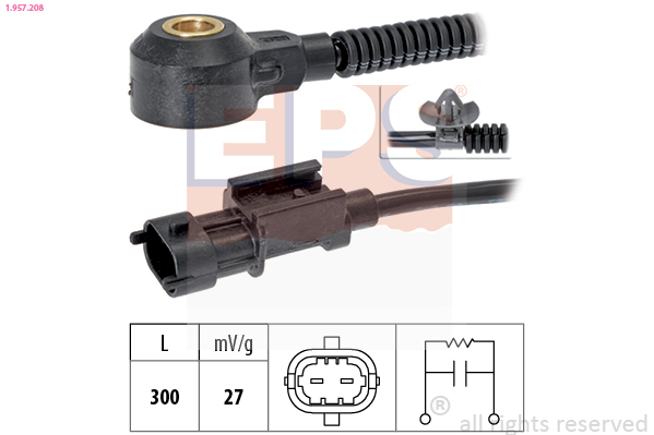 Knock Sensor - 1.957.208 EPS