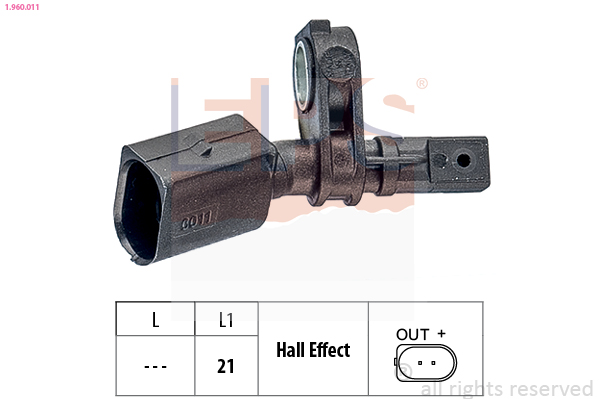 Sensor, wheel speed - 1.960.011 EPS