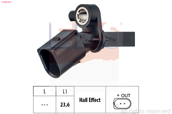 Sensor, wheel speed - 1.960.013 EPS