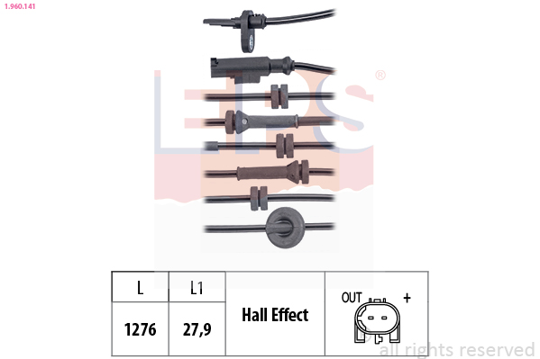 Sensor, wheel speed - 1.960.141 EPS
