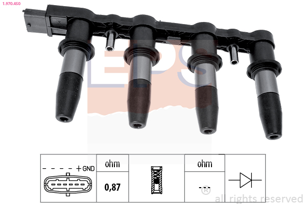 Ignition Coil - 1.970.450 EPS
