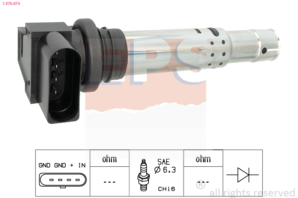Ignition Coil - 1.970.474 EPS
