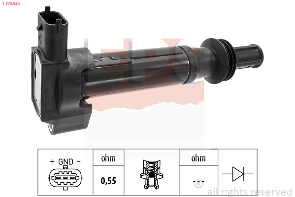 Ignition Coil - 1.970.620 EPS