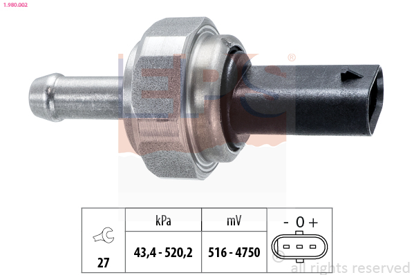 Sender Unit, oil pressure - 1.980.002 EPS
