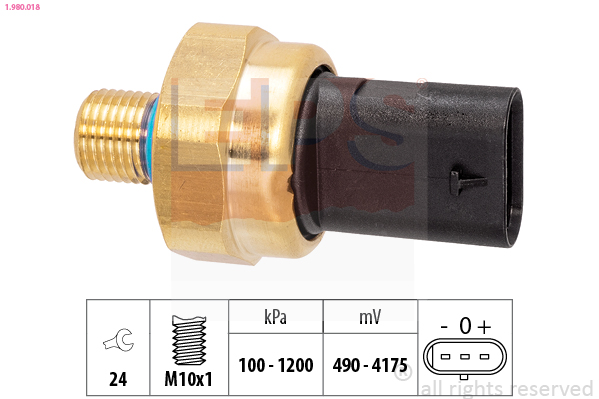 Sender Unit, oil pressure - 1.980.018 EPS