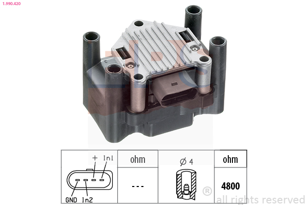 Ignition Coil Unit - 1.990.420 EPS