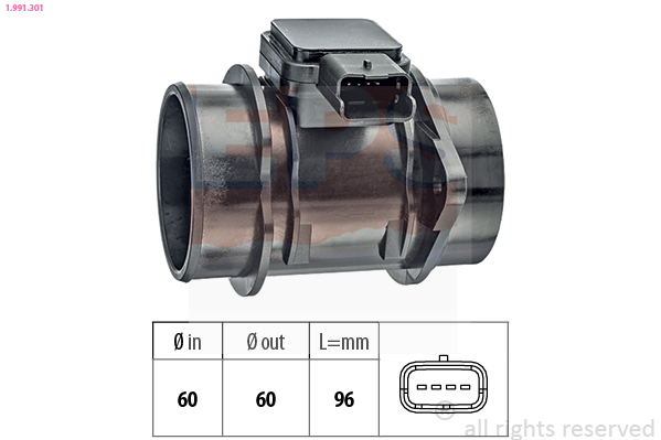 Air Mass Sensor - 1.991.301 EPS