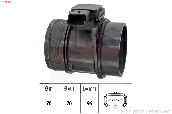 Air Mass Sensor - 1.991.302 EPS