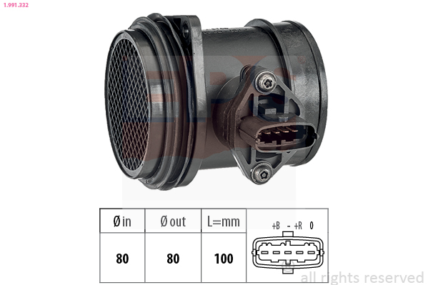 Air Mass Sensor - 1.991.332 EPS