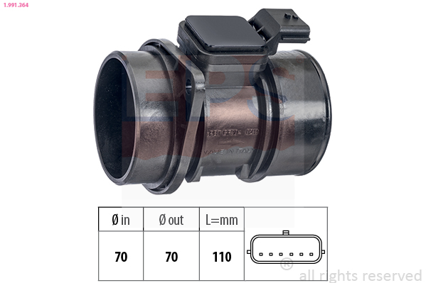 Air Mass Sensor - 1.991.364 EPS