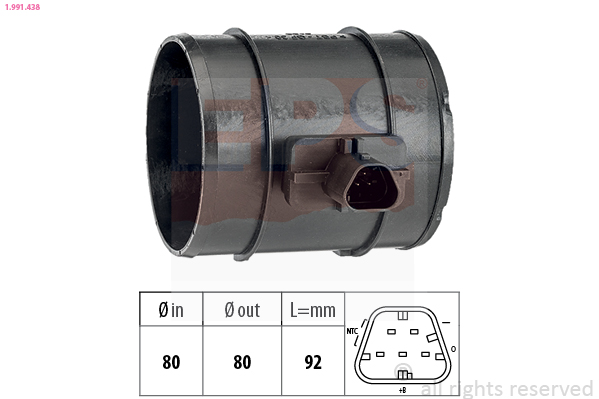 Air Mass Sensor - 1.991.438 EPS