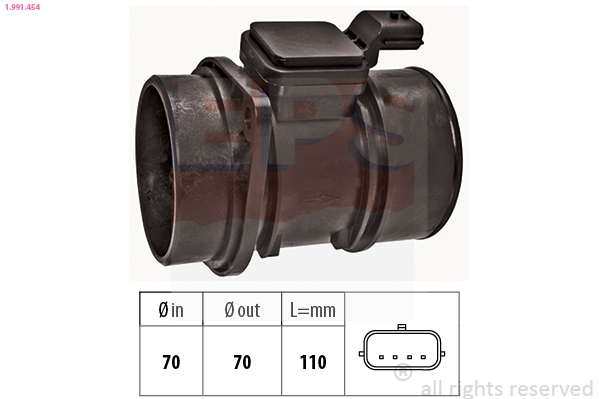 Air Mass Sensor - 1.991.454 EPS
