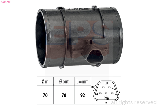 Air Mass Sensor - 1.991.465 EPS