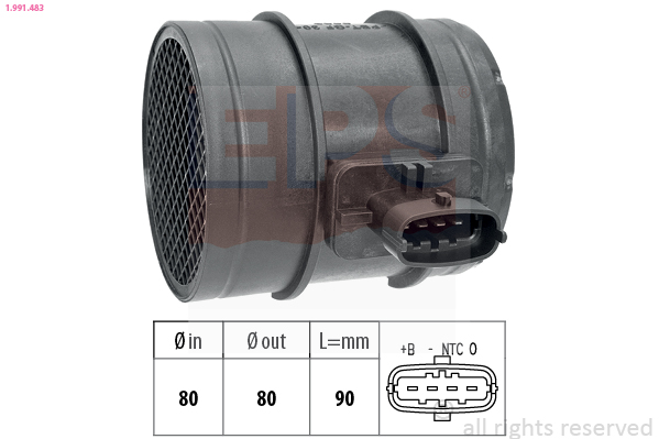 Air Mass Sensor - 1.991.483 EPS