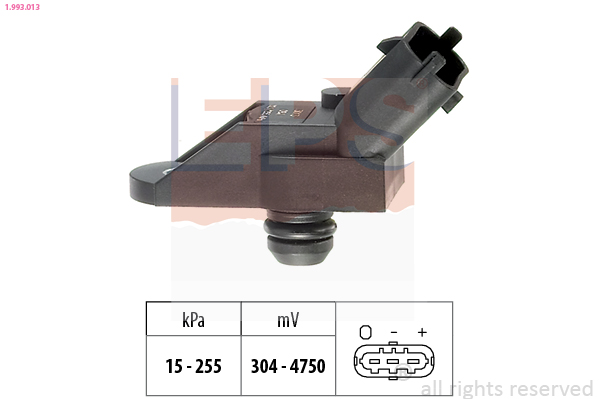 Air Pressure Sensor, height adaptation - 1.993.013 EPS