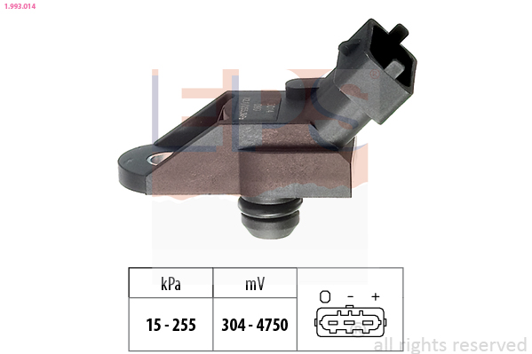 Air Pressure Sensor, height adaptation - 1.993.014 EPS
