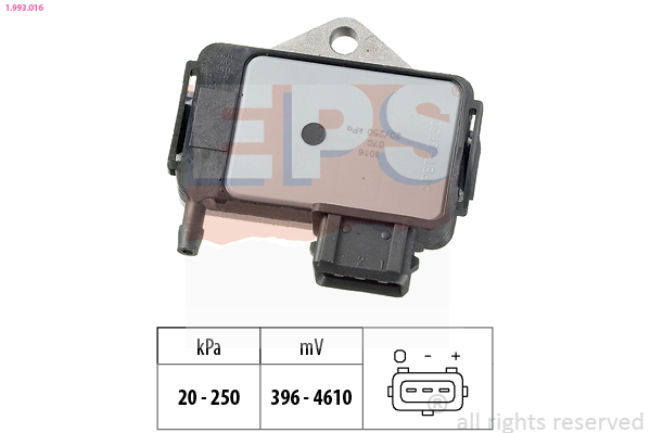 Air Pressure Sensor, height adaptation - 1.993.016 EPS