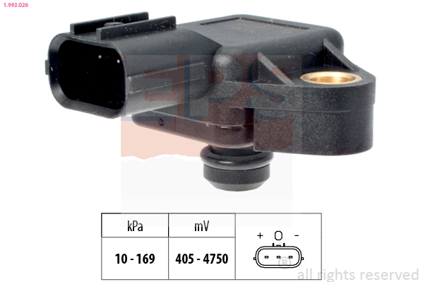 Air Pressure Sensor, height adaptation - 1.993.026 EPS