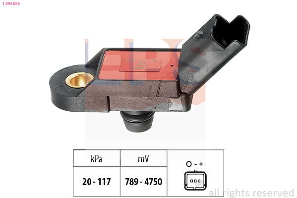 Air Pressure Sensor, height adaptation - 1.993.056 EPS