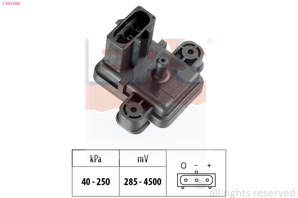 Air Pressure Sensor, height adaptation - 1.993.059 EPS