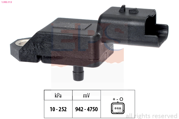 Air Pressure Sensor, height adaptation - 1.993.113 EPS
