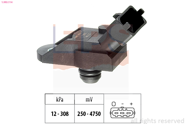 Air Pressure Sensor, height adaptation - 1.993.114 EPS