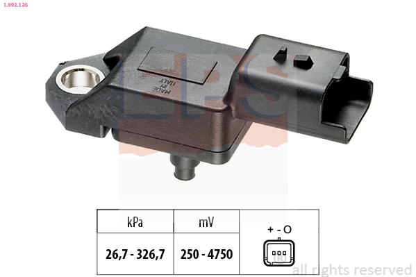 Sensor, boost pressure - 1.993.136 EPS