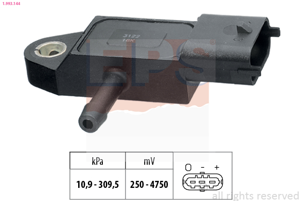 Air Pressure Sensor, height adaptation - 1.993.144 EPS