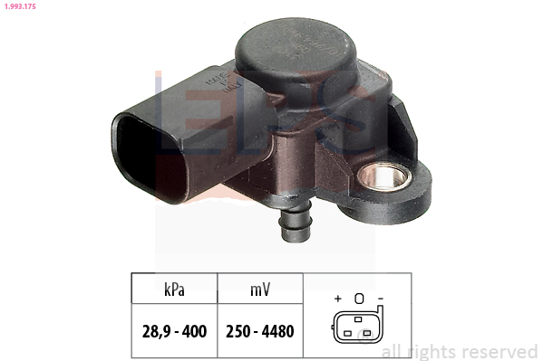 Air Pressure Sensor, height adaptation - 1.993.175 EPS