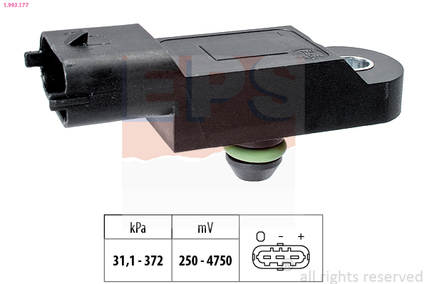 Air Pressure Sensor, height adaptation - 1.993.177 EPS