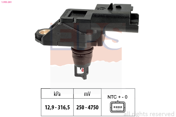 Air Pressure Sensor, height adaptation - 1.993.261 EPS