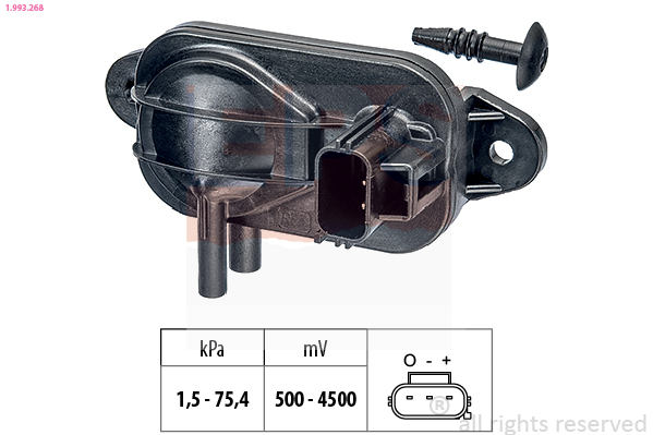 Air Pressure Sensor, height adaptation - 1.993.268 EPS