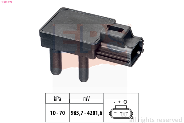 Sensor, exhaust pressure - 1.993.277 EPS