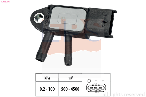 Air Pressure Sensor, height adaptation - 1.993.291 EPS