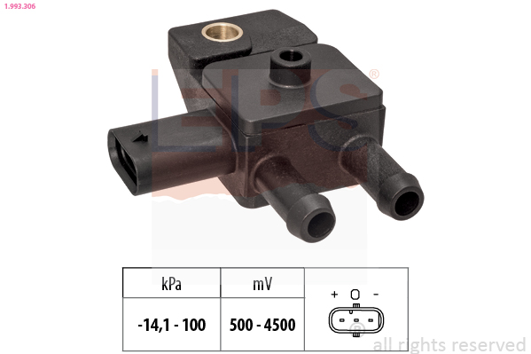 Sensor, exhaust pressure - 1.993.306 EPS