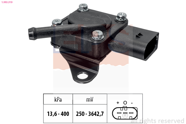 Sensor, exhaust pressure - 1.993.319 EPS