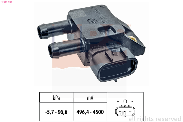 Sensor, exhaust pressure - 1.993.333 EPS