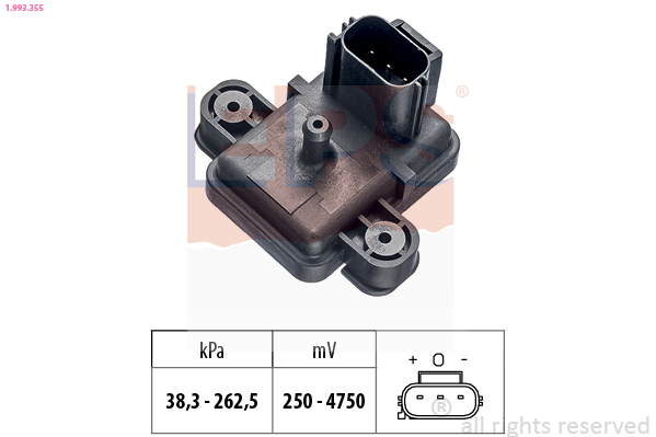Air Pressure Sensor, height adaptation - 1.993.355 EPS