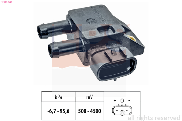 Sensor, exhaust pressure - 1.993.386 EPS