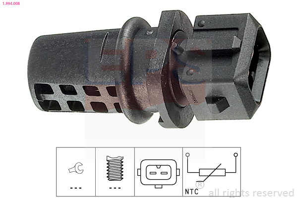 Sensor, exterior temperature - 1.994.008 EPS