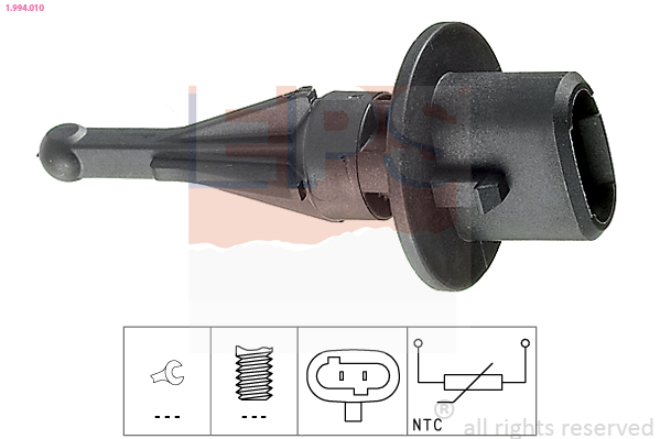 Sensor, exterior temperature - 1.994.010 EPS