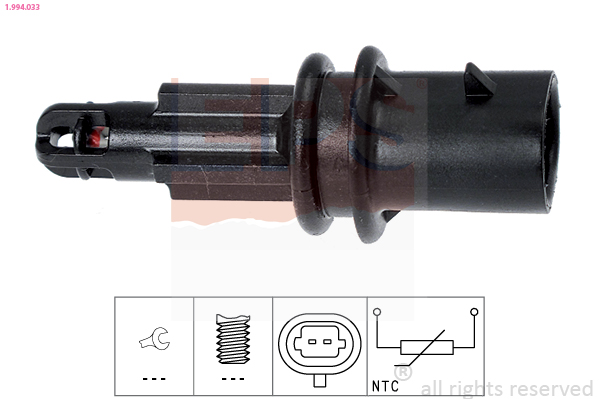 Sensore, Temperatura aria aspirata - 1.994.033 EPS