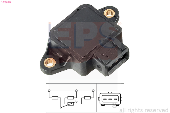 Sensor, throttle position - 1.995.002 EPS
