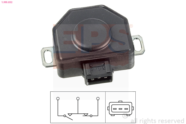 Sensor, throttle position - 1.995.032 EPS